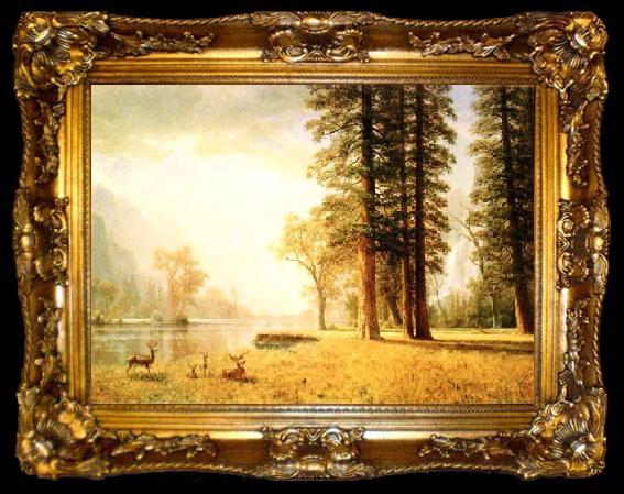 framed  Albert Bierstadt Hetch Hetchy Valley, ta009-2